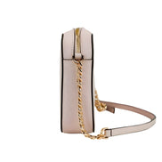 Geantă de umăr Michael Kors din piele Saffiano, model East West, cu 2 buzunare tip fanta