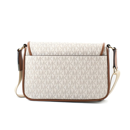 Michael Kors Beige Canvas Crossbody Bag