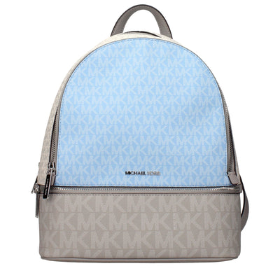 Rucsac Michael Kors din material textil bej