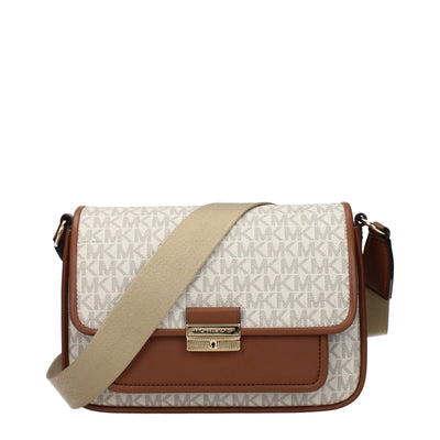 Geantă Crossbody Michael Kors din Material Textil Bej