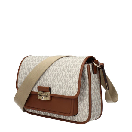 Geantă Crossbody Michael Kors din Material Textil Bej