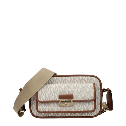 Geantă Crossbody Michael Kors din Material Textil Bej
