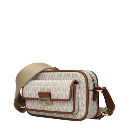 Geantă Crossbody Michael Kors din Material Textil Bej