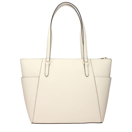 Geantă de umăr Michael Kors din piele bej