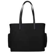 Geantă de umăr Michael Kors neagră din material textil