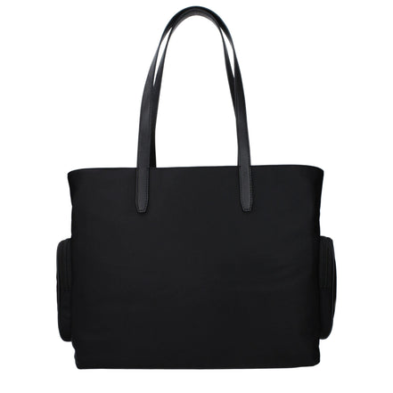 Geantă de umăr Michael Kors neagră din material textil