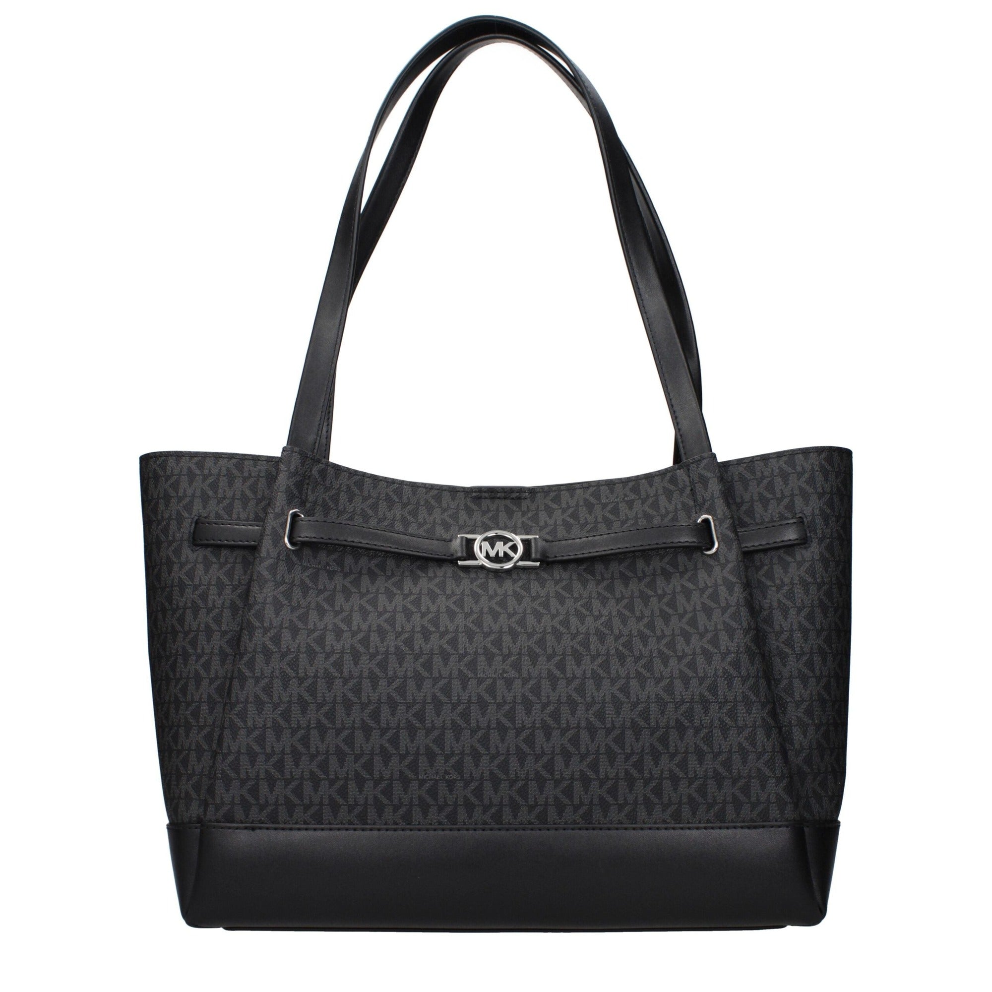 Geantă de umăr Michael Kors neagră din material textil
