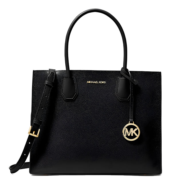 Geantă Michael Kors neagră cu blană