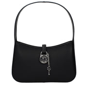 Geantă de mână Michael Kors din piele neagră