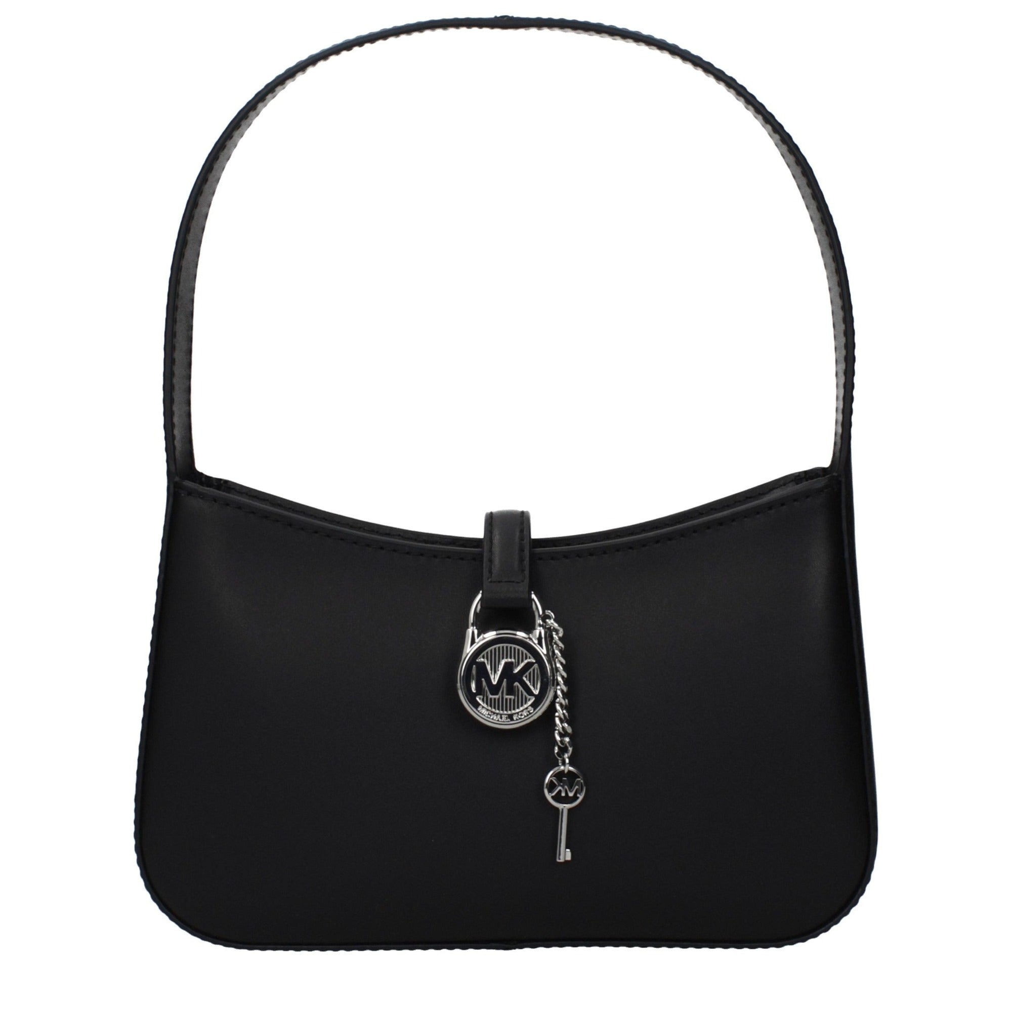 Geantă de mână Michael Kors din piele neagră
