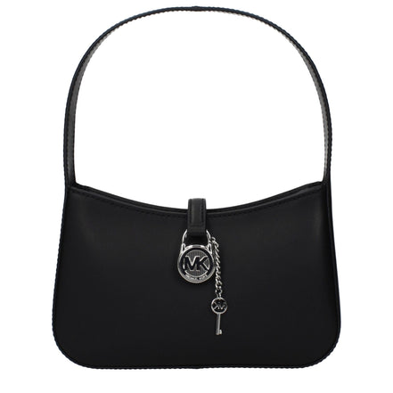Geantă de mână Michael Kors din piele neagră