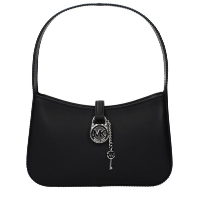 Geantă de mână Michael Kors din piele neagră