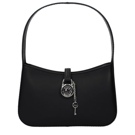 Geantă de mână Michael Kors din piele neagră