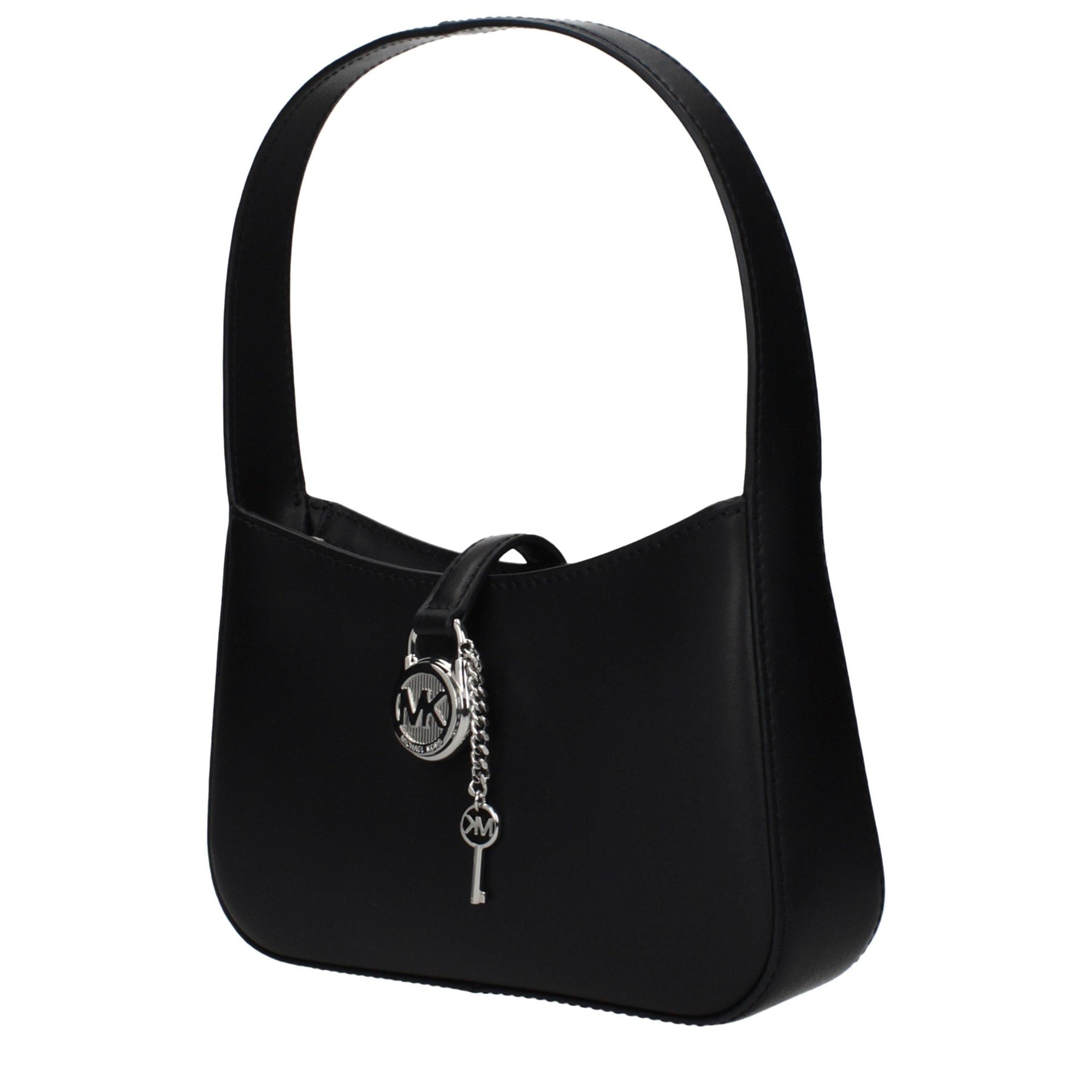 Geantă de mână Michael Kors din piele neagră