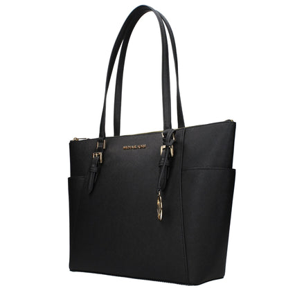 Geantă de umăr Michael Kors neagră din piele