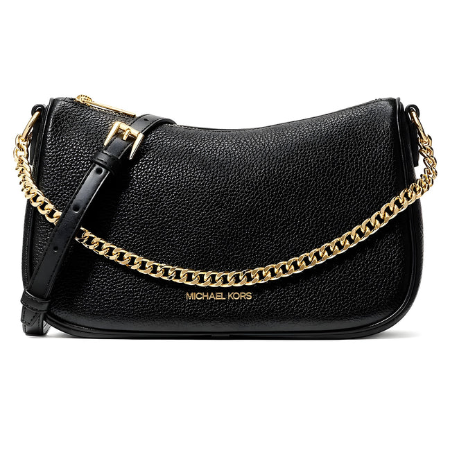 Geantă de umăr Michael Kors neagră din piele Carmela