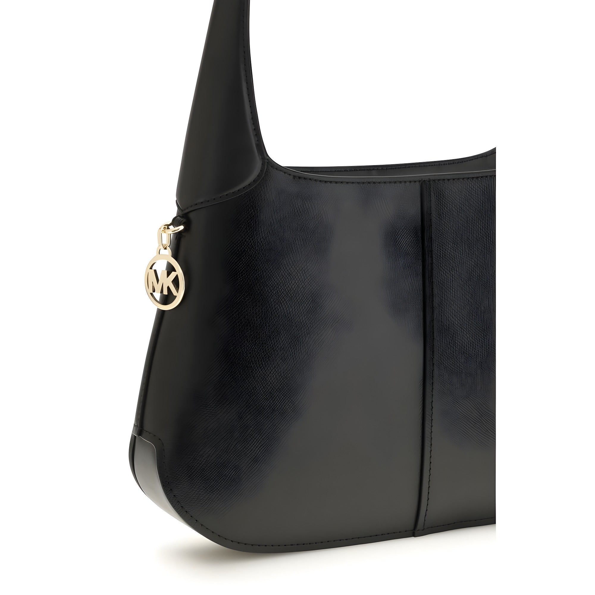 Geantă de umăr Michael Kors neagră din piele