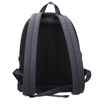 Michael Kors Blue Fabric Backpack