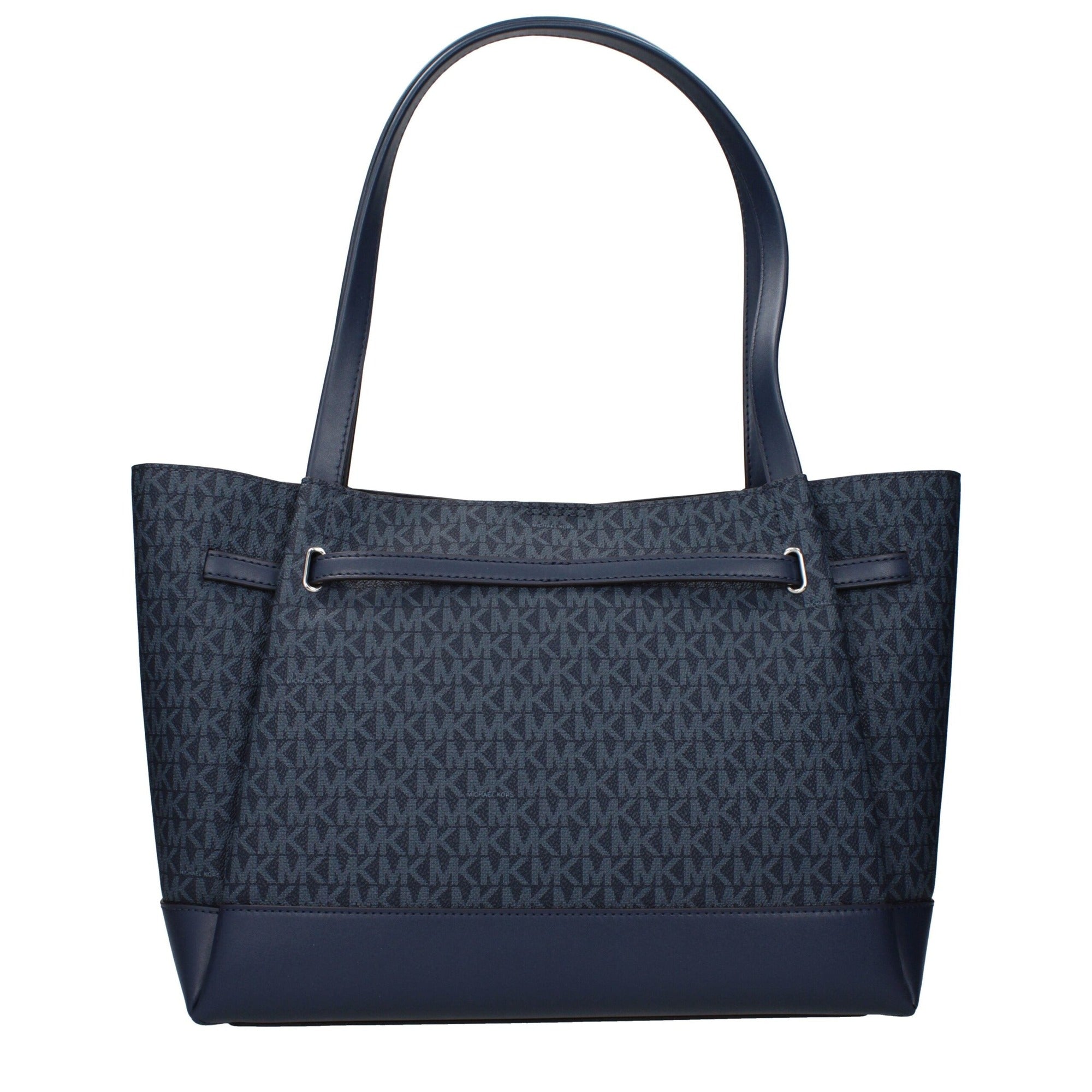 Geantă de umăr Michael Kors din material textil albastru