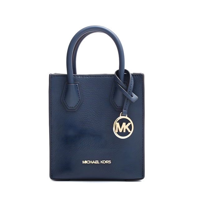Geantă de mână Michael Kors albastră din blană
