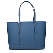 Geantă de umăr Michael Kors din piele albastră