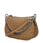 Geantă de mână Michael Kors maro textil