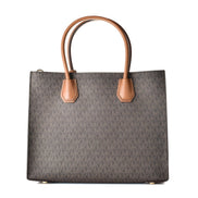 Michael Kors Brown Leather Shoulder Bag