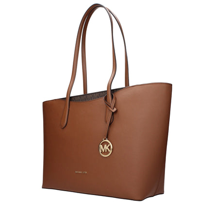 Geantă de umăr Michael Kors din piele maro