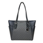 Michael Kors Charlotte Leather Top Zip Tote Bag