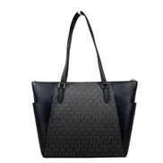Michael Kors Charlotte Leather Top Zip Tote Bag