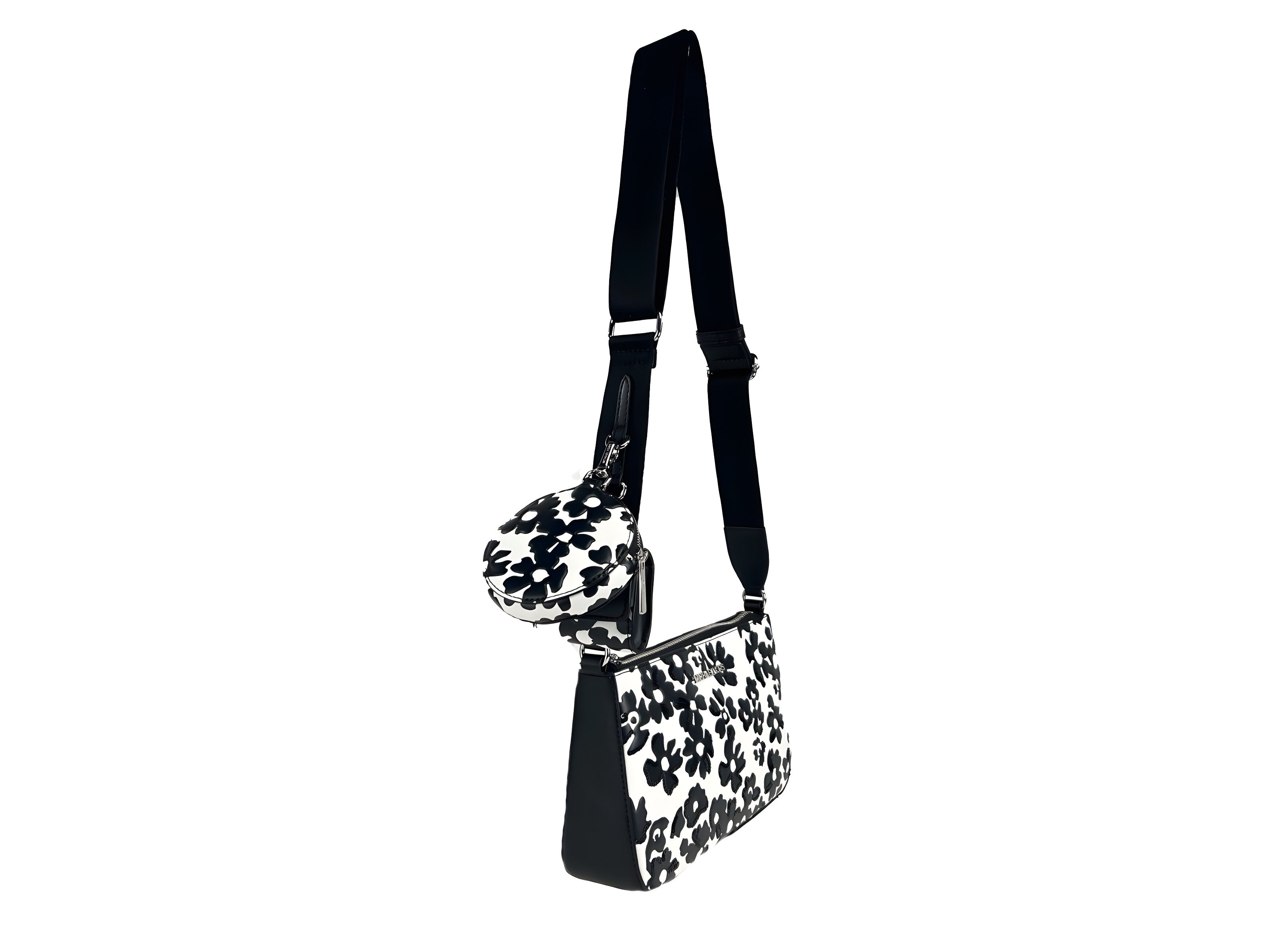 Geantă crossbody Michael Kors Floral Tech Attachment