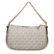 Michael Kors Gold Fabric Handbag