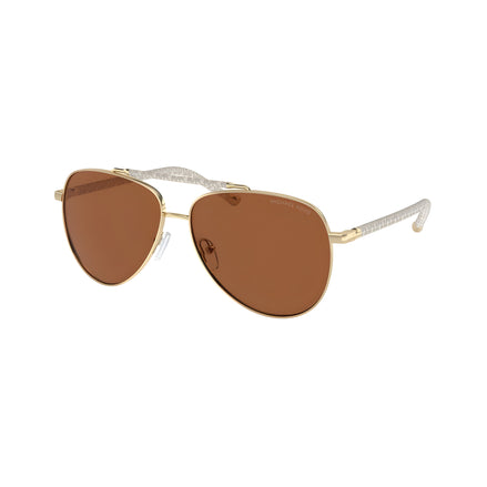 Ochelari de soare aurii Michael Kors