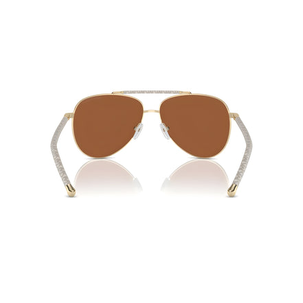Ochelari de soare aurii Michael Kors