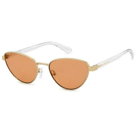 Ochelari de soare Michael Kors aurii din metal Lausanne