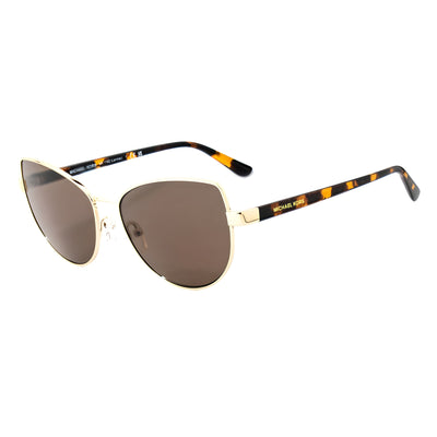 Ochelari de soare Michael Kors aurii din metal Lani Kai maro