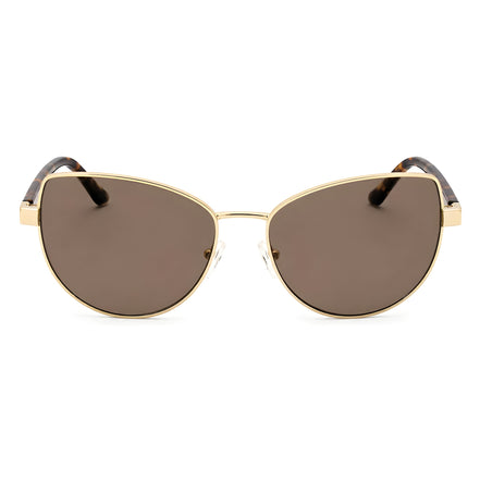 Ochelari de soare Michael Kors aurii din metal Lani Kai maro