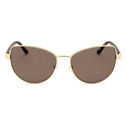 Ochelari de soare Michael Kors aurii din metal Lani Kai maro