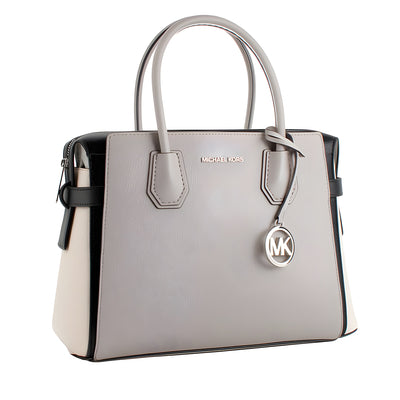 Geantă Michael Kors gri din piele
