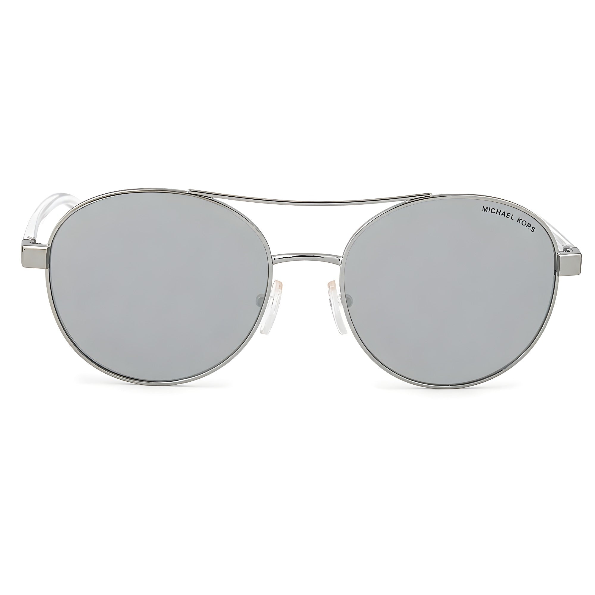 Ochelari de soare Michael Kors gri din metal