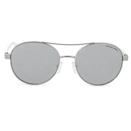 Ochelari de soare Michael Kors gri din metal