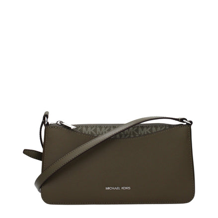 Geantă Crossbody Michael Kors Verde Textil