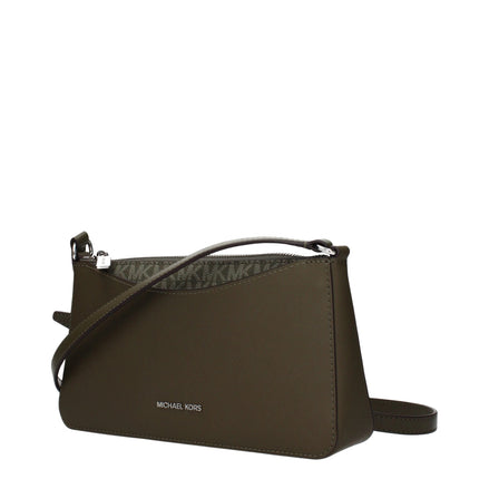 Geantă Crossbody Michael Kors Verde Textil
