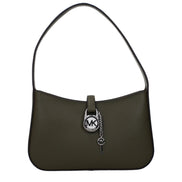 Geantă de mână Michael Kors din piele verde