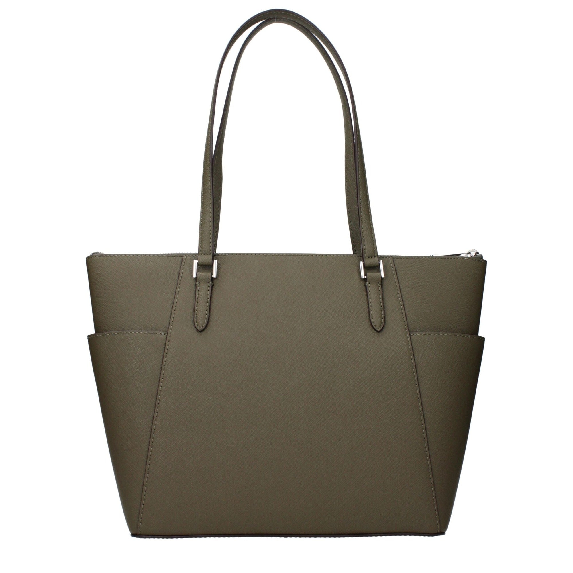 Geantă de umăr Michael Kors din piele verde