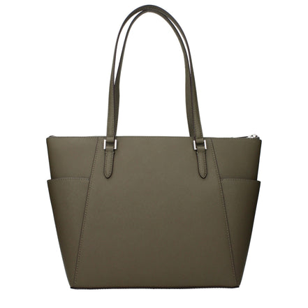 Geantă de umăr Michael Kors din piele verde