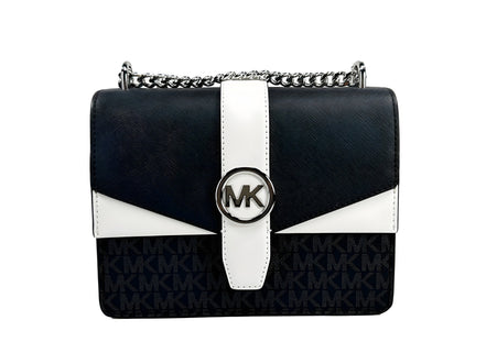 Michael Kors Silver Greenwich Small Crossbody Bag