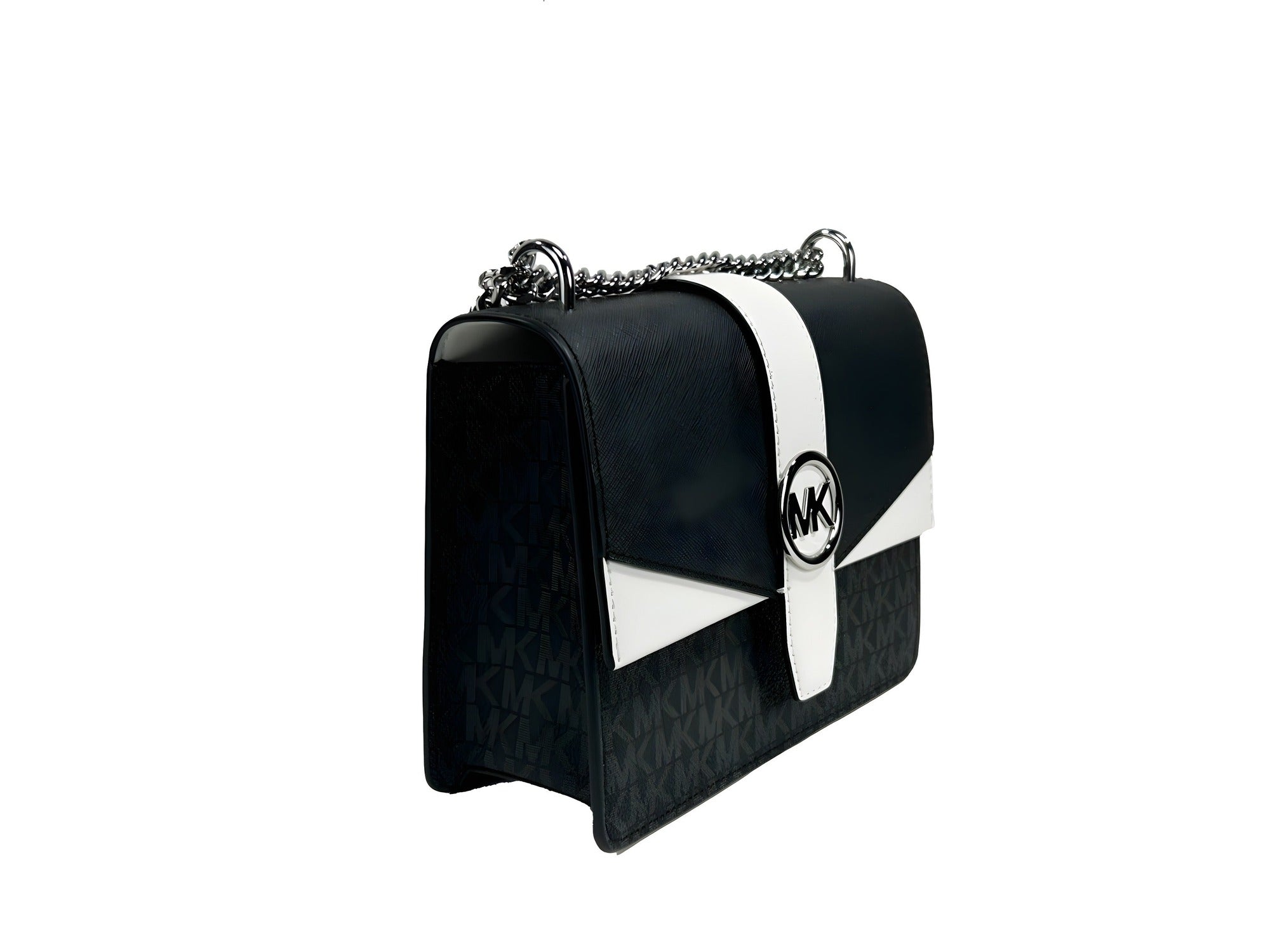 Michael Kors Silver Greenwich Small Crossbody Bag