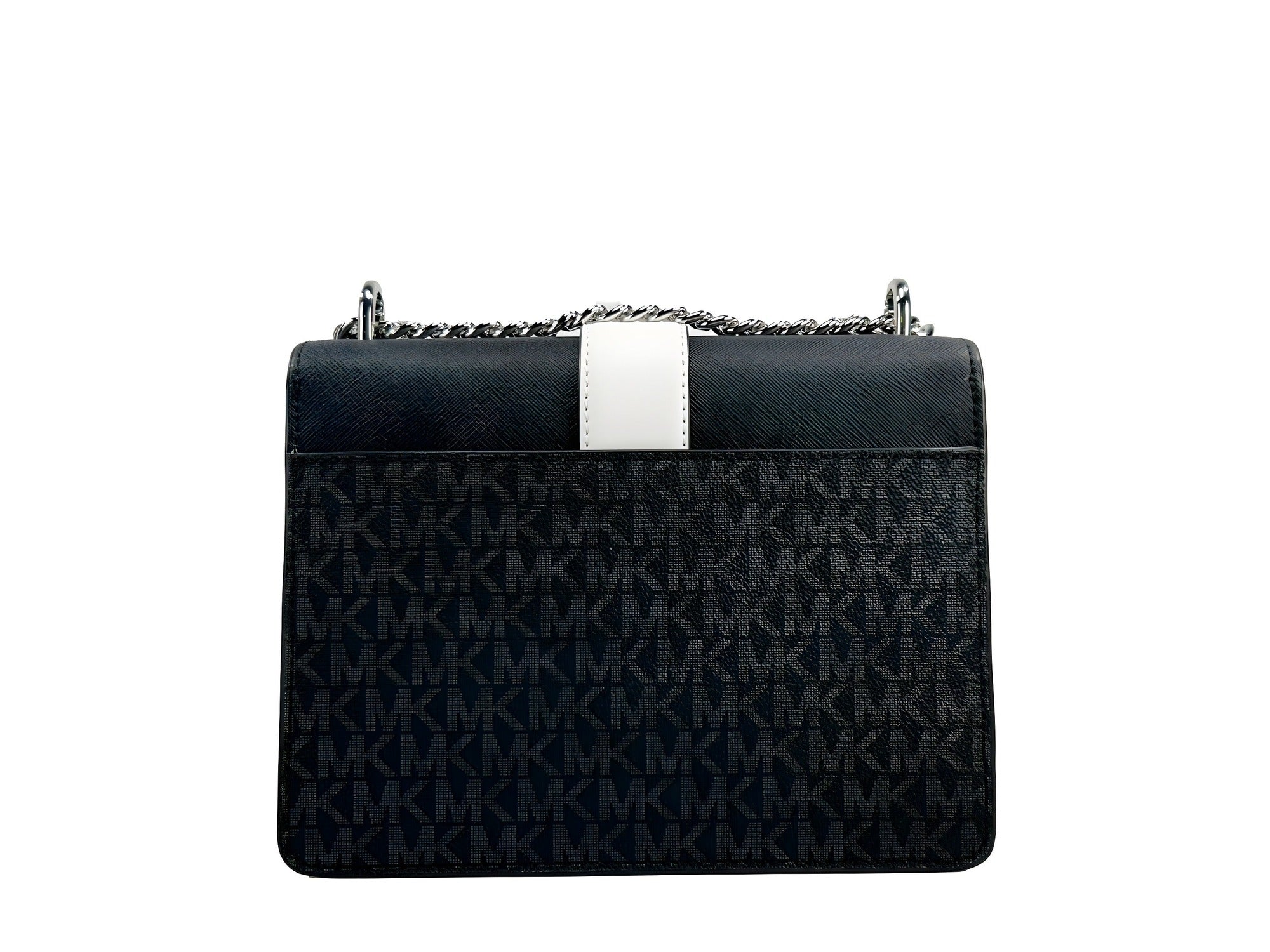 Michael Kors Silver Greenwich Small Crossbody Bag