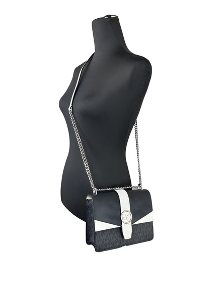 Michael Kors Silver Greenwich Small Crossbody Bag